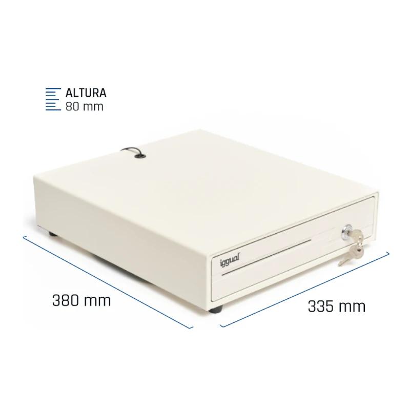 Cajón portamonedas IRON-10W blanco 4+6 iggual - Resistente y duradero