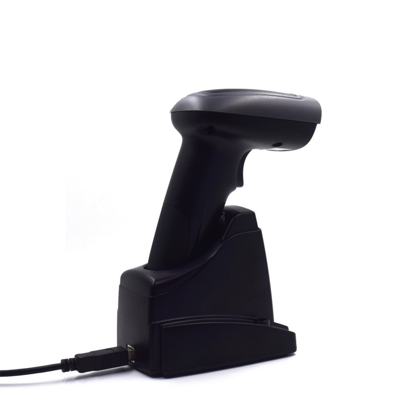 Lector de códigos de barras inteligente Ewent EW3440 con base de carga multifuncional y conectividad versátil