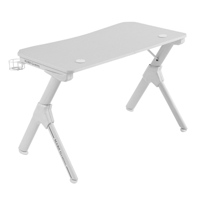 Mars Gaming Mesa MGD Gaming CARBON FIBER White - Mesa Gaming MGD - Estabilidad y Durabilidad - Setup Gaming