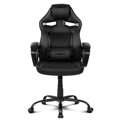 Silla Gaming Drift DR50 Negro con Reposabrazos Acolchados y Pistón de Clase 4