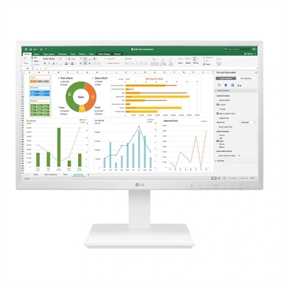 LG 27BK550YP-W Monitor 27 VGA DVI DP HDMI MM AA B