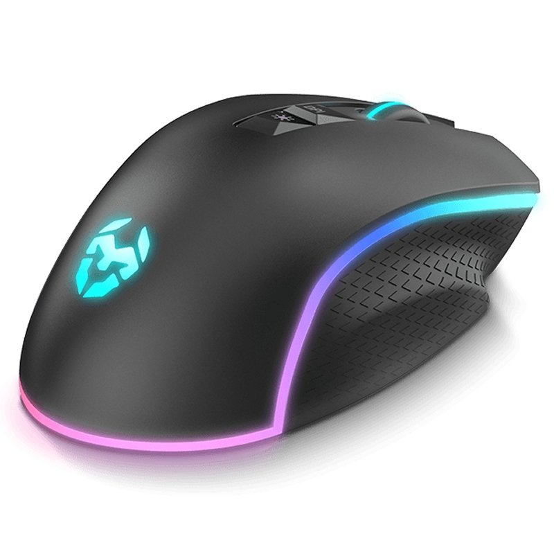 Ratón Gaming Keos RGB Rainbow 6400 DPI con Diseño Ergonómico y Iluminación RGB