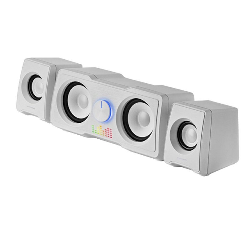 Altavoces MS22 2.2 de 35W con RGB Flow - MARS GAMING White