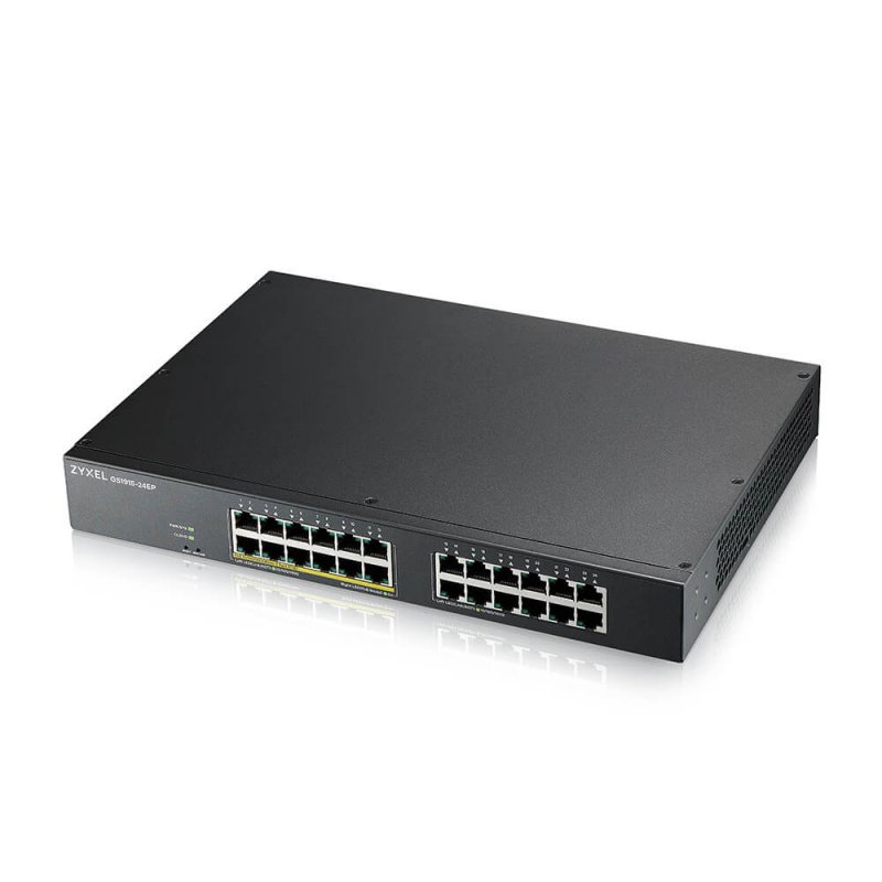 Switch Ethernet ZyXEL GS1915-24EP 24xGbE (12 PoE) 130W Neb - Modelo GS1915-24EP-EU0101F