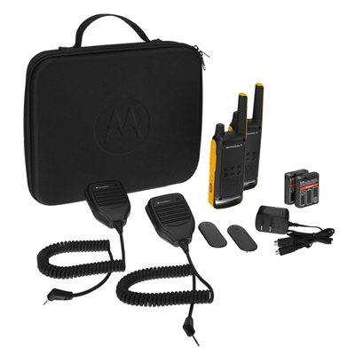 Pack de 2 Walkie-Talkies MOTOROLA T82 Extreme 10Km RSM, 16 Canales, 197g