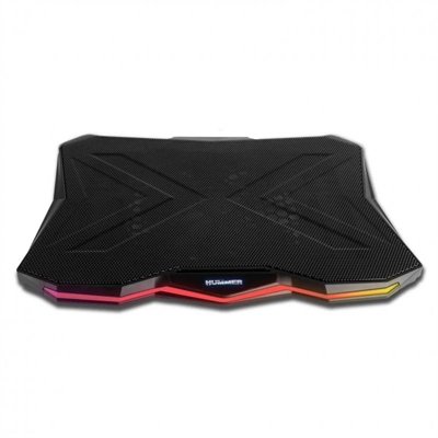 Base refrigeradora Nox HUMMER PRO STAND RGB para portátiles de 9 a 17.3 pulgadas con ventilador de 170mm y luces LED RGB