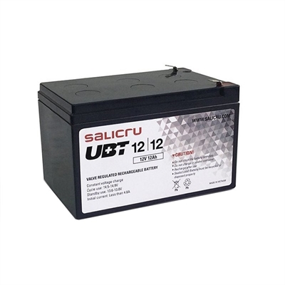 Batería recargable de 12V para SAI/UPS Salicru UBT 12Ah/12V