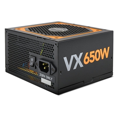 Fuente de Alimentacion NOX Urano VX 650W 80+ Bronze Certificado Ventilador PWM Cables Planos
