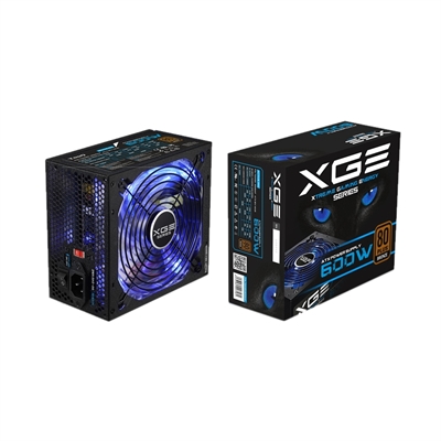 Fuente de alimentacion Tooq TQXGEII-600SAP 80+ 600W para gamers exigentes