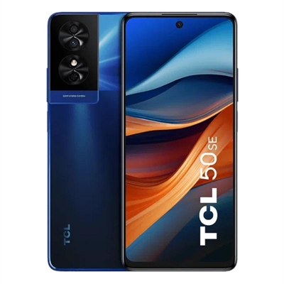 Smartphone TCL 50 SE 6.78 FHD+ 6GB 256GB Midnight Blue con Cámara de 50MP y Batería de 5010mAh