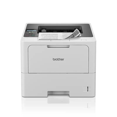 Impresora Brother Laser HL-L6210DW - Velocidad de hasta 50 ppm - WiFi y Ethernet - Pantalla LCD - Alta Seguridad - Incluye Tóner de 6000 páginas - Ideal para Oficina