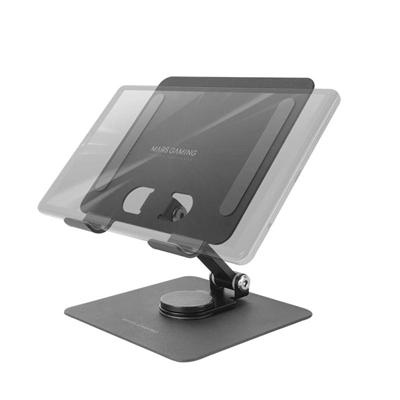 Soporte Plegable para Tablets de hasta 13 pulgadas con Ajuste de Altura y Ángulo de Inclinación 180º - Mars Gaming MA-RST