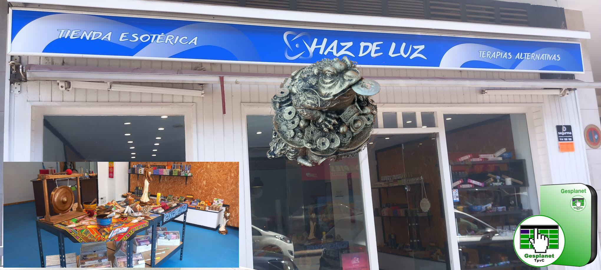 Haz de luz en Benidorm